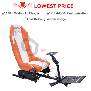 GY029 Fournisseur direct d'usine, siège de cockpit de jeu de course de simulation automobile personnalisé et bon marché pour PC, Playstation 2 3, Wii, PXN, MOZA - Product Image 3