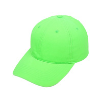 Casquette de baseball fluo unisexe de haute qualité Logo personnalisé Streetwear Casquette Snapback avec broderie à la main