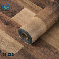 Suelo Vinílico Autoadhesivo Moderno Impermeable de 1.6mm con Diseño de Madera, Rollo Grueso para Bricolaje, para Cocina, Dormitorio, Comedor, Oficina, Uso Interior
