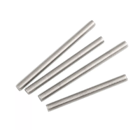 304 Stainless Steel Threaded Rod Full Thread Stud Bolt M3 M4 M5 M6 M8 M10 M12 M14 M16 for Industrial Fastening