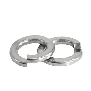 Grade 4/6/8 White zinc DIN 127 type a / b or other standard Carbon Steel Spring self lock washer with square ends