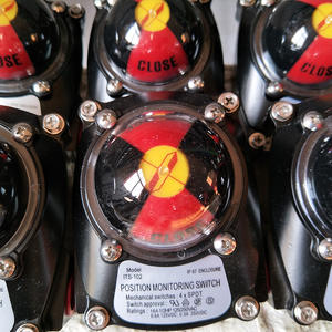 Vannes à bille et à papillon pneumatiques en alliage d'aluminium avec indicateurs à dôme, dispositifs de retour de signal de limite de point - Product Image 5