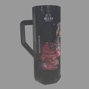 Großhandel 200ml Plastik bierkrüge Elegante geformte Trinkgläser Benutzer definiertes Logo Gedrucktes klares Geschenk - Product Image 4