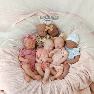 Muñecas Reborn Personalizables con Forma de Rostro, Cuerpo de Silicona Suave, Bebé Reborn Realista, Niña Recién Nacida, Bebé Reborn de Silicona para Niños, Juguete - Product Image 6