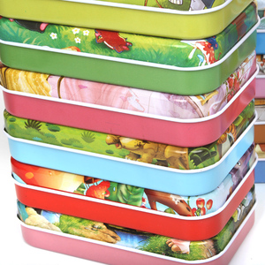 Trẻ em bằng gỗ của sắt Hộp ghép hình câu đố trò chơi <span class=keywords><strong>60</strong></span> miếng phim hoạt hình câu đố đồ chơi giáo dục sớm bé Đồ chơi trẻ em Bán Buôn Đồ chơi - Product Image 2