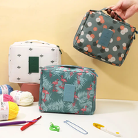 Kit de crochet avec sac de rangement tissage aiguilles à tricoter ensemble bricolage Arts artisanat outils de couture accessoires Crochet fournitures