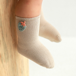 LRT Nouveau Design Gros Printemps Tricot Coton Bébé Cheville Chaussettes Personnalisé Mignon de Bande Dessinée Fruits Bébé Garçons Chaussettes Ensemble - Product Image 3