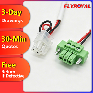 Bộ dây dẫn kết nối đầu nối 3 chân 4.2mm 5557 tùy chỉnh với khối đấu dây cho nguồn LED công nghiệp - Product Image 1