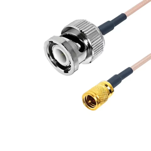 Fornecimento de fábrica BNC macho para 10-32 Microdot M5 Cabo Para Ultrassônico NDT falha <span class=keywords><strong>detector</strong></span> <span class=keywords><strong>TOFD</strong></span> RG178 RF Pigtail cabo coaxial montagem - Product Image 1