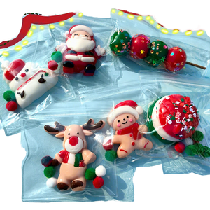 Colección Navideña de Juguetes Blandos, Juguetes Antiestrés de TPR de Ascenso Lento para Regalos de Fiesta - Product Image 1