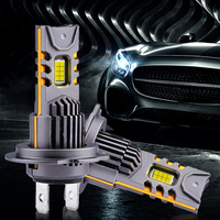 Mini ampoule LED haute luminosité 11000lm pour éclairage automobile, Plug and Play, 9005 9006 H4 H7 H11, ampoule de phare LED Canbus pour voitures