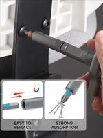 Jeu de Tournevis à Cliquet Magnétique de Précision 24 en 1, Kit d'Outils de Réparation Mini Polyvalent pour PC et Usage Domestique