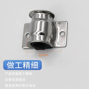 Charnière de porte de conteneur en acier inoxydable, matériau 304, pour camion frigorifique, fourgonnette, matériel pour véhicule de livraison express - Product Image 5