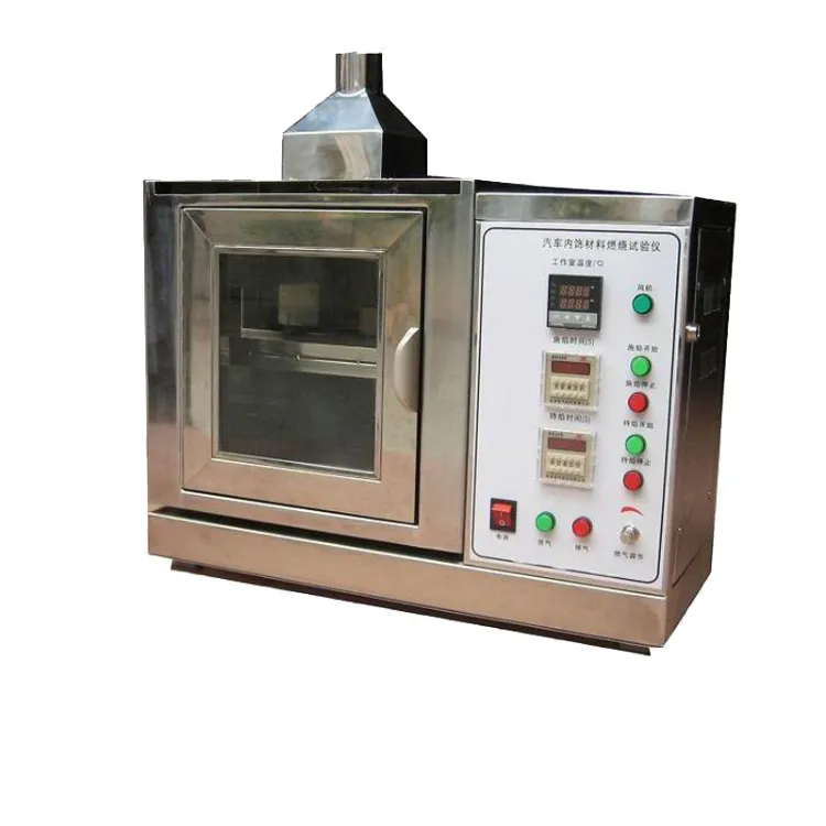 Camera di prova di combustione automatica dei materiali interni ISO379 ASTM D5132