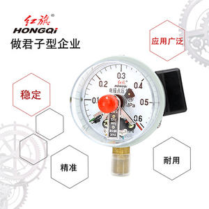 Manómetro de Contacto Eléctrico HONGQI YXC-100, 100MM, Precisión 1.6, Conexión M20*1.5, Manómetro Analógico - Product Image 3