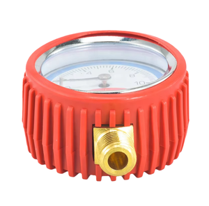 ब्लैक स्टील केस थर्मोमैनोमीटर 0- 10 बार 120 डिग्री नीचे कनेक्शन दबाव और तापमान गेज - Product Image 4