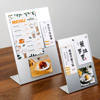 Tableau d'affichage et porte-panneaux magnétique noir à adhérence magnétique |   Support d'affichage de table en métal durable pour messages