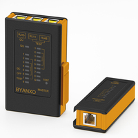 BYXGD testeur de câble réseau RJ11/RJ45 testeur de résistance de traqueur de câble Lan pour câbles de Communication Cat3/Cat5/Cat6/Cat6a