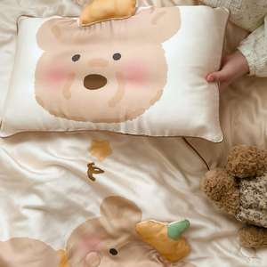 Haute qualité Lyocell enfants bébé literie impression numérique taie d'oreiller dessin animé Textiles <span class=keywords><strong>de</strong></span> maison été couette grossiste - Product Image 4