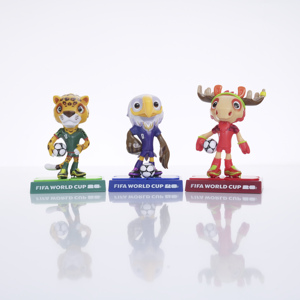 Mascotte de la Coupe du Monde 2026, figurine 6CM 9CM, boîte en plastique, jeu de football, zone des fans, ensemble cadeau, Mascota De Mundial Fifas - Product Image 5