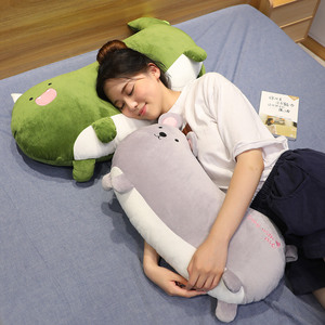 Animal de bande dessinée en peluche saucisse oreiller cadeau jouet dessin animé enfants oreiller coussin cadeau - Product Image 4