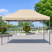 Tente publicitaire automatique pop-up 3x3 10x10 en acier et aluminium avec logo personnalisé pour salons professionnels et événements - Vente flash