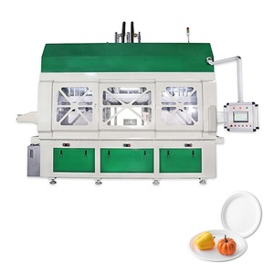 Paper Cup Machine Biodegradable Sugarcane Bagasse Pulp Molding Disposable Paper Plate Cup Lunch Box Making Machine