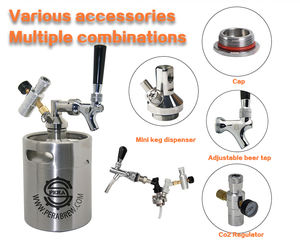 <span class=keywords><strong>2L</strong></span> 3.6L 4L 5L 10L الفولاذ المقاوم للصدأ البيرة البيرة شرب البسيطة برميل جعة برميل مع الشحن شعار مخصص - Product Image 5