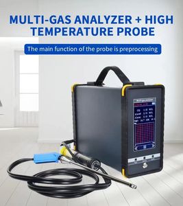Portable 16-in-1 Multi-Gas Analyzer Touch LCD Screen <strong>Measures</strong> Combustible Gas H2S CO <strong>O2</strong> Industrial Gases Built-in Pump Wireless - Product Image 2