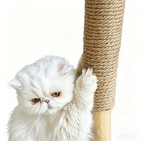Arbre à chat de luxe en forme de tronc d'arbre, avec maisonnette, tour à griffer et structure d'escalade