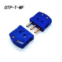 Connecteur de résistance thermique de type K J T à trois pôles standard américain, connecteur OTP-UTK-MF