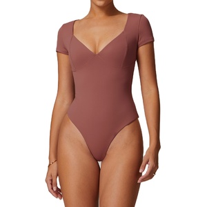 Nouvel arrivage de combinaison de yoga pour femmes séchage rapide respirant fitness sport course combinaison d'entraînement décontracté haute élastique quatre sans couture - Product Image 2