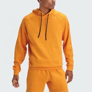 Sweat à Capuche Homme Manches Courtes - Coton Léger - Poche Kangourou