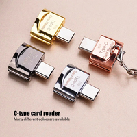 Memoria inteligente de alta velocidad Mini lector de tarjetas OTG tipo C A Adaptador TF para interfaz USB Samsung adaptador Micro-SD de alta velocidad tipo C