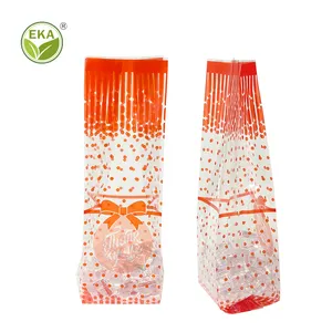 Custom Opp Pouch Packaging Heat Seal Cotton Candy Bags Cotton Candy Cones Treat Bags Snacks Bags Set