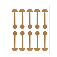 Petit patch nasal en forme d'haltère, patch orthopédique souple, élastique, auto-adhésif, de couleur unie, pour la correction des narines et des ailes du nez