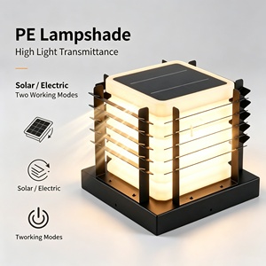 Lampadaire LED moderne IP66 étanche, solaire/électrique, garantie 5 ans pour l'éclairage extérieur des cours et des paysages - Product Image 5