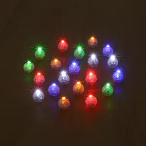 Decoración del hogar bola redonda Led globo luces Mini lámparas de Flash para linterna Navidad decoración del banquete de boda