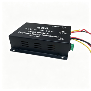<span class=keywords><strong>Senger</strong></span> 24V auf 12V Spannungsreduzierer für Universalfahrzeuge 45A Hohe Kapazität mit Lüfter RCA-Schnittstelle Einfache Installation Stabil - Product Image 4