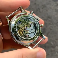 Montre mécanique à remontage manuel chronographe pour homme Seagull 1963 édition internationale, verre métallique, original ST1901 D304 Memorial
