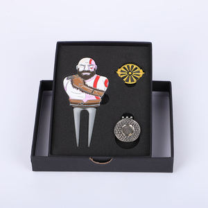 Outil de réparation de divots de golf multifonction magnétique en acier inoxydable, marqueur de balle de golf, prix d'usine - Product Image 2