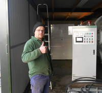 Chine Nouveau Produit Usine Offre Spéciale Directe HF Sous Vide Traitement Du Bois Four De Séchage Du Bois SAGA 4.5m ³