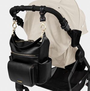 Custom Vegan Leather Convertible Hobo <b>Backpack</b> Stylish Women Shoulder <b>Backpack</b> Multi Function Fashion Mommy <b>Black</b> Diaper Bag - Product Image 1