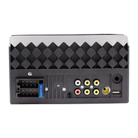 BQCC Universal 2 Din 7" Pantalla Táctil Inalámbrica CarPlay Android Auto USB FM para AUX Mirror Link Asistencia de Marcha Atrás RGB 1 Año de Garantía