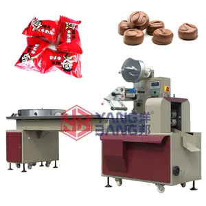 JB-800 Cheap At The Price Pillow Packing Machine Automatic Flow Milk Candy Flow Pack Wrapper Packaging Machine