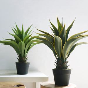 Planta de plástico de Sisal artificial, cáñamo, gladiolo verde, Material PE, árbol de <span class=keywords><strong>Agave</strong></span> en maceta - Product Image 6