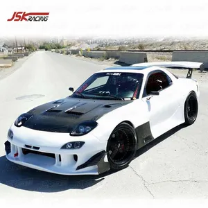 1993-1996 RE-GT HALF CARBON FIBER WIDE BODY KIT FOR MAZDA RX7 FD3S