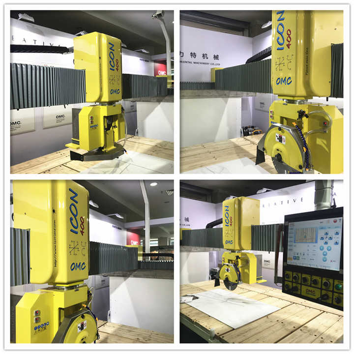 ICON400 CNC 5-Axis Bridge Cutting and Milling Saw for Stone Machinery ...