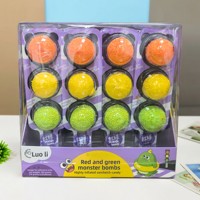 Sucette guimauve en forme de feux de circulation, en gros, avec perles de 3 couleurs, bonbons mous fourrés, saveur mangue, collation pour enfants.