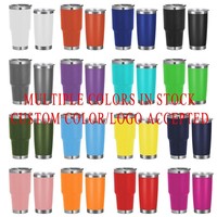 Gobelet isotherme en acier inoxydable à double paroi, tasse de voyage pour café avec couvercle, sans BPA, réutilisable, vente en gros